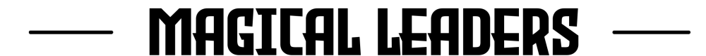 Magical Leaders Logo long - Black